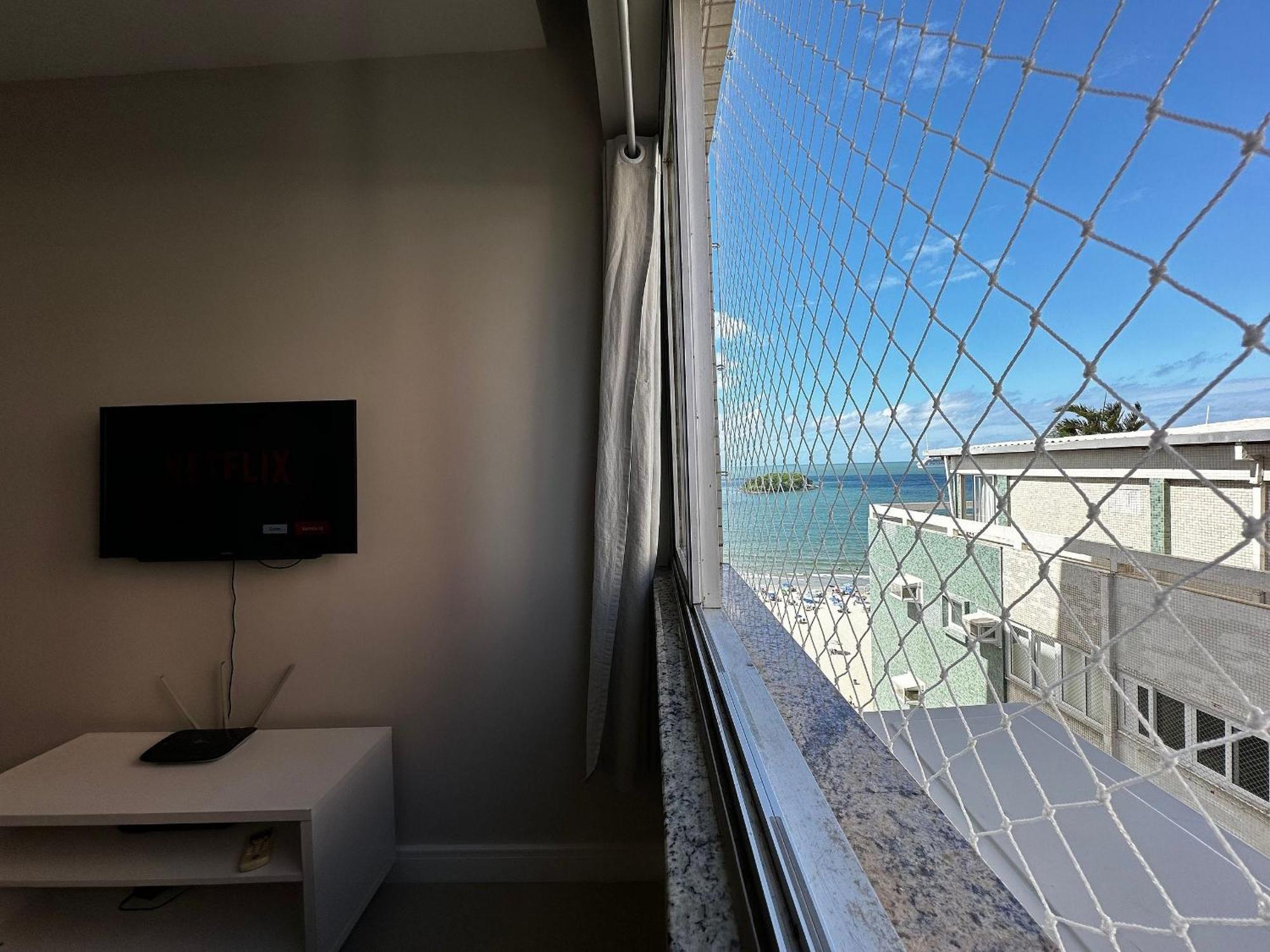 Apartamento Al01- 1 Quarto| Pe Na Areia| Vista Mar| Completo *